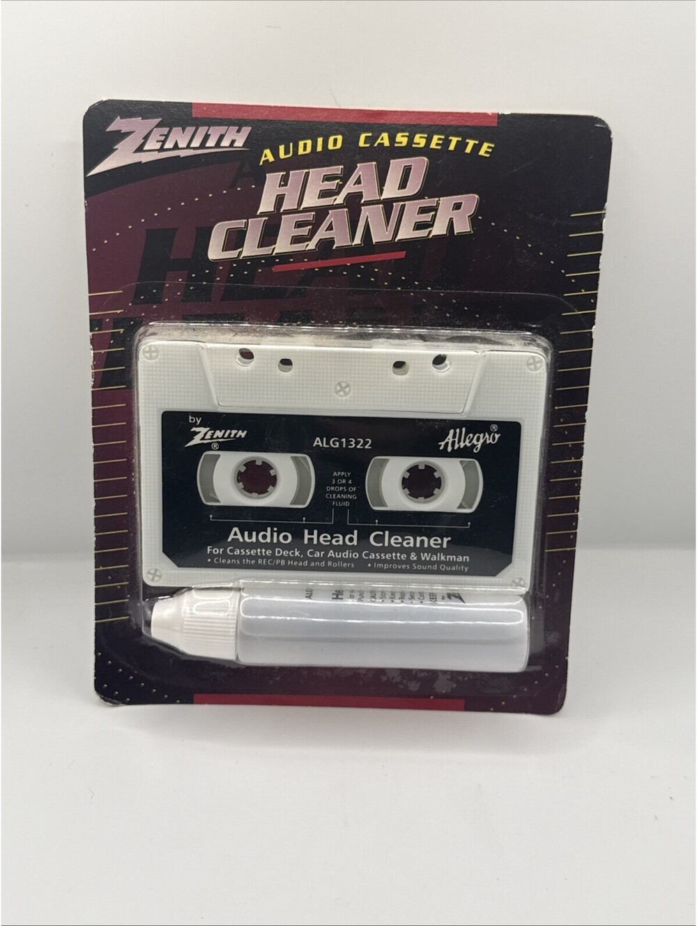 New Zenith Audio Cassette Head Cleaner Unused Unopened